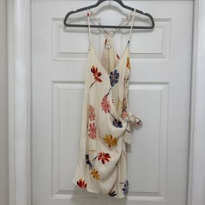 O’Neill Marlo Cream Floral Wrap Dress